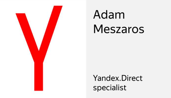 Mészáros Ádám megszerezte a Yandex hirdetésekre vonatkozó akkreditációt