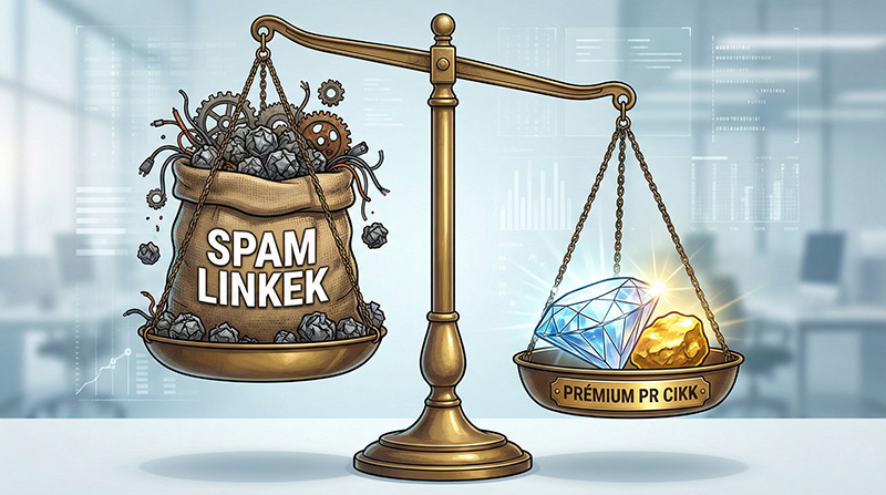 A Google szemében egyetlen prémium link többet ér, mint 100 olcsó spam link.